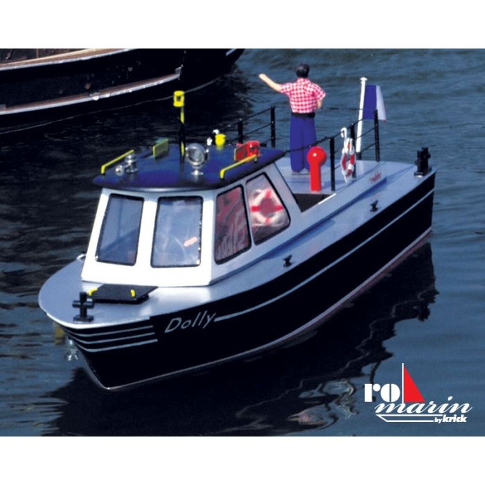 Dolly Harbour Launch Motorboat including Fittings Kit 1:20 Scale Krick Robbe RC Kit