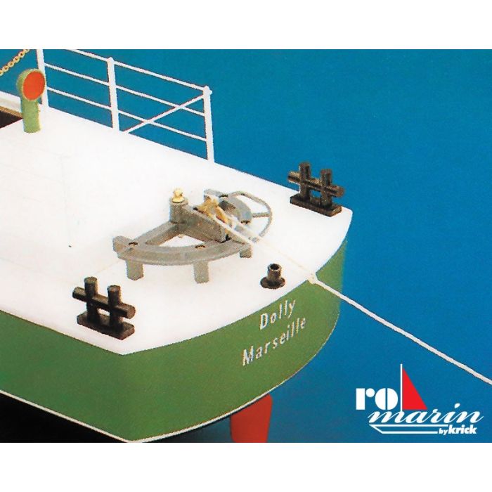 Dolly Harbour Launch Motorboat including Fittings Kit 1:20 Scale Krick Robbe RC Kit