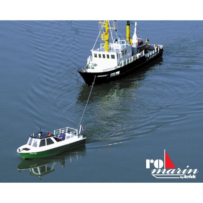 Dolly Harbour Launch Motorboat including Fittings Kit 1:20 Scale Krick Robbe RC Kit