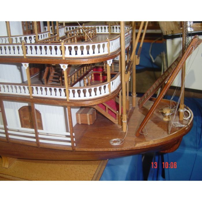 Mississippi Paddle Steamer River Boat 1:50 Large Scale Wooden Kit