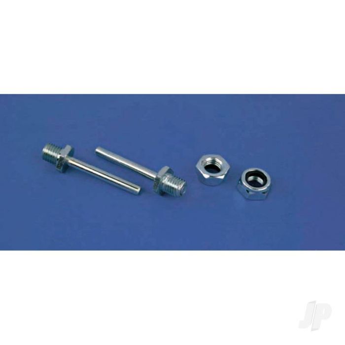 Dubro 1-1/4in L x 1/8in diameter Axle Shafts (2 pack) for RC Model Planes