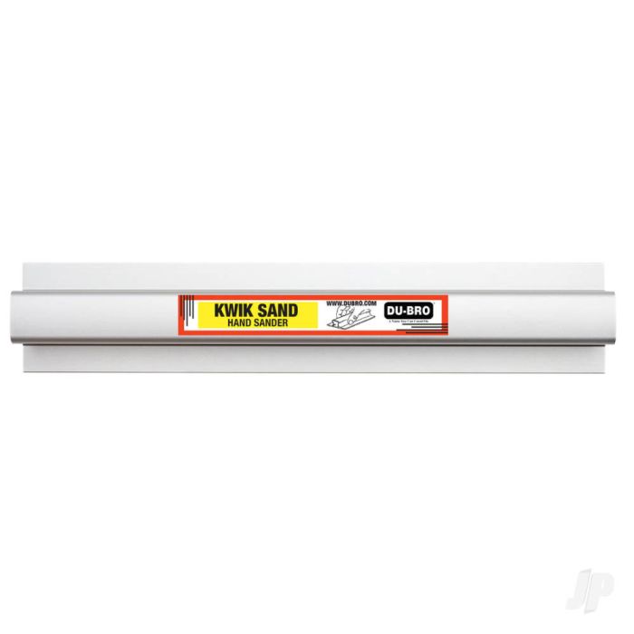 Dubro Kwik Sand Hand Sander 11in w/ (80,150, 220 Grit) Sanding Tool