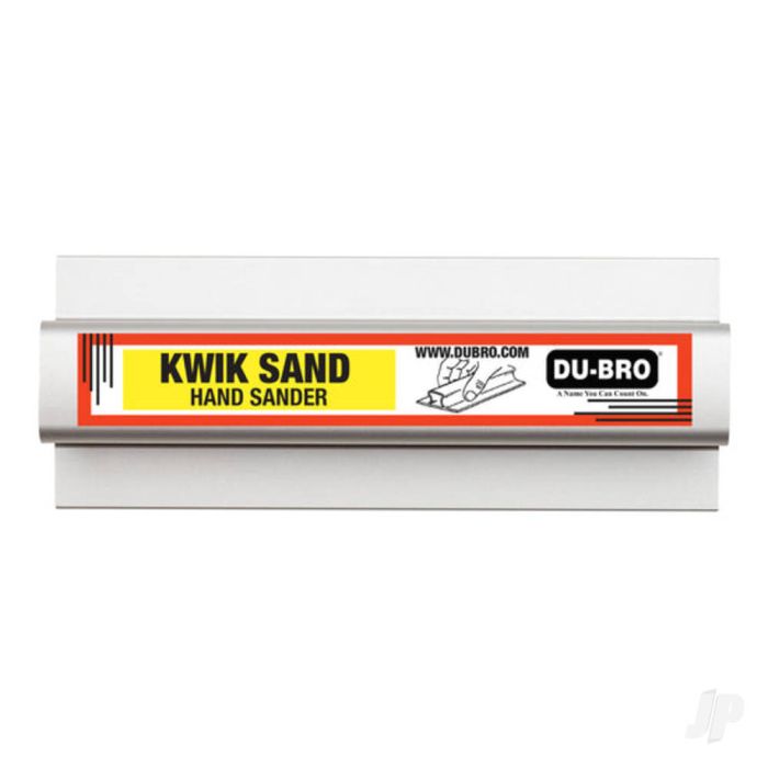 Dubro Kwik Sand Hand Sander 5.5in w/ (80,150, 220 Grit) Sanding Tool