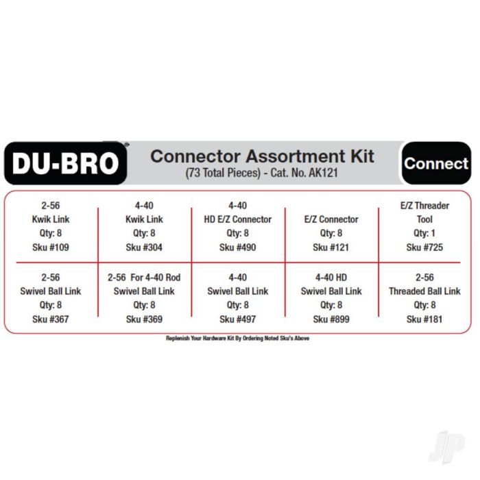 Dubro Master Builder Kit Bundle (All 8 Boxes) For RC Model Planes
