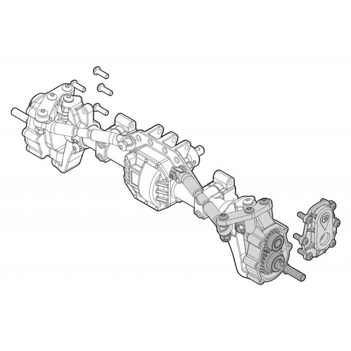 Element RC Enduro Portal Axle Conversion Kit