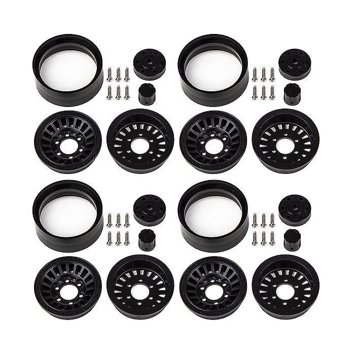 Element RC Enduro Urbine Wheels 1.55in Black