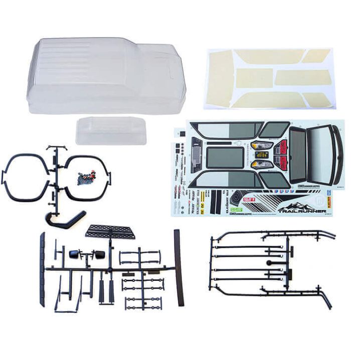 Element RC Trailrunner Body Clear With Accessories