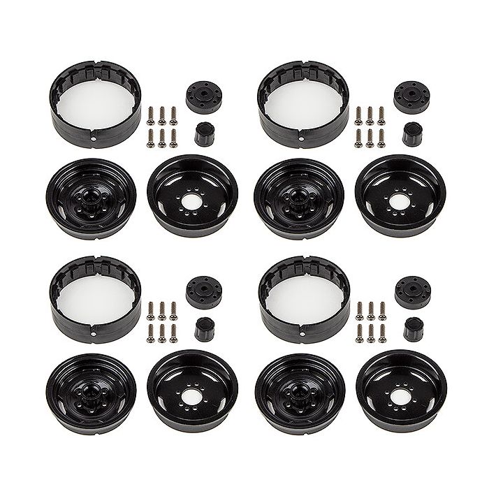 Element RC Enduro Steelie Wheels 1.9" Black