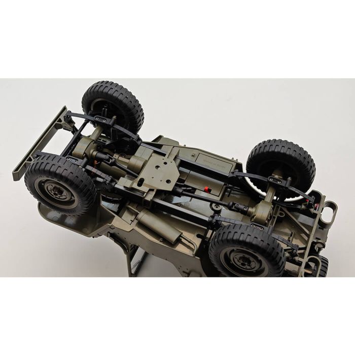 E-Zee RC 1/10 Scale Willys Jeep 4x4 RTR RC Car w/Lights & Accessories
