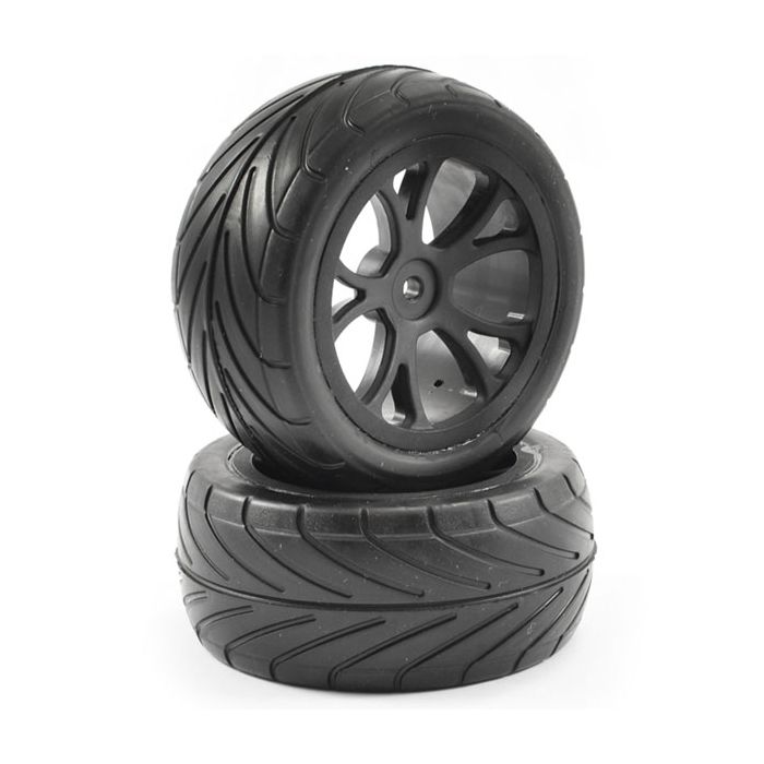 FASTRAX 1/10TH MOUNTED ARROW BUGGY REAR TYRES 10-SPOKE