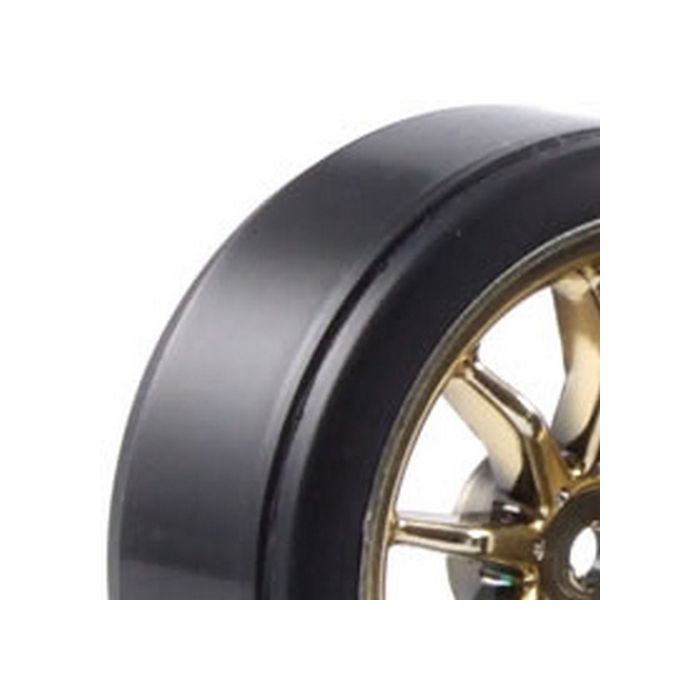 Fastrax 1/10th Street Wheel/ Drift Tyres 10-Spoke Gold