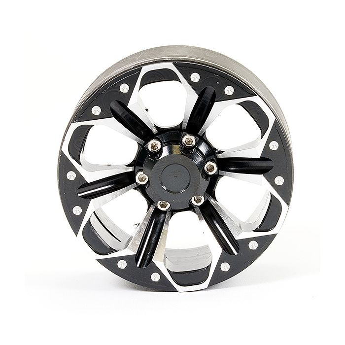 Fastrax Aluminum Beadlock Kylo 1.9" Wheels - Black (2pc)