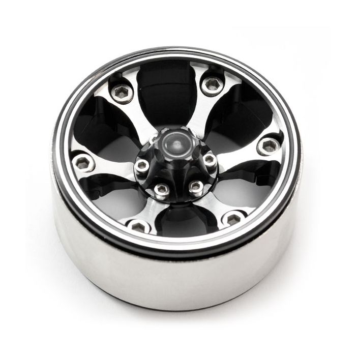 FASTRAX 1.9" HEAVY DUTY 6-SPOKE ALLOY BEADLOCK WHEELS (x2)