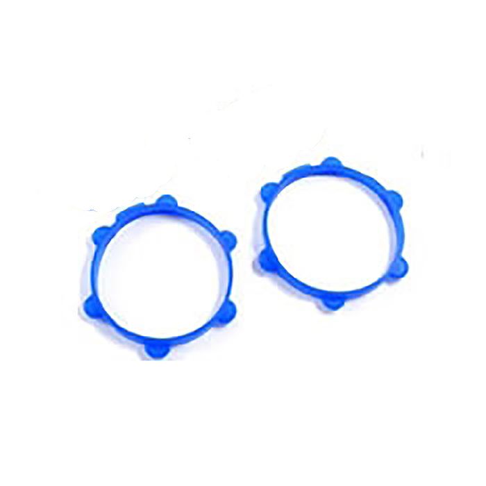Fastrax 1/10th Rubber Tyre Bands Blue (Pair)