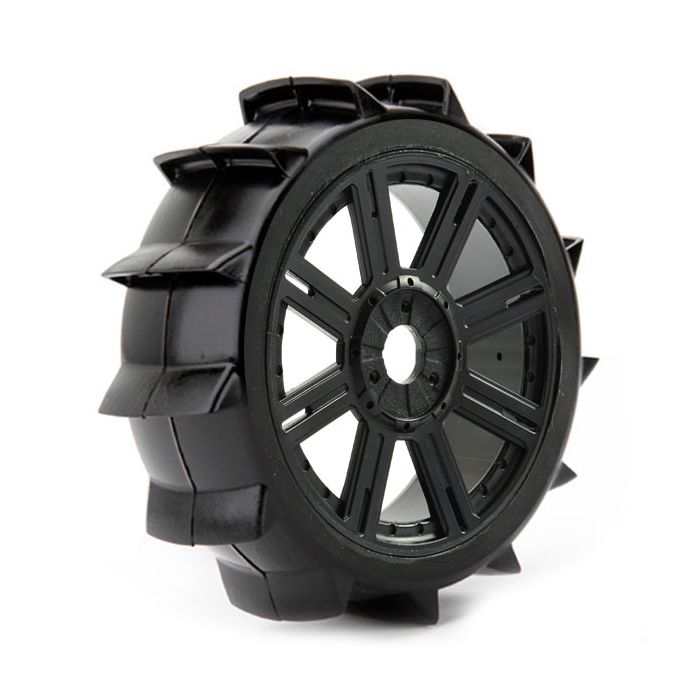 FASTRAX 1:8 PADDLE MOUNTED ON 8-SPOKE BLACK (PR)