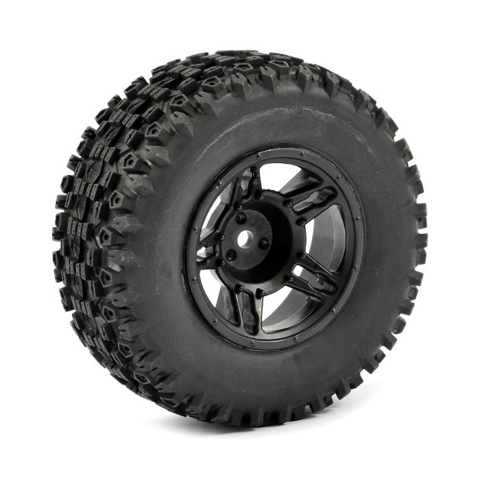 FASTRAX 1:10 SC STINGER MTD 5-SPOKE BLACK (SLASH RR/BLITZ)