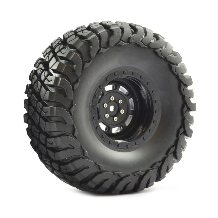 FASTRAX 1:10 CRAWLER GRANITE 2.2 SCALE WHEEL 140MM TYRE (BLACK)