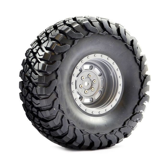 FASTRAX 1:10 CRAWLER GRANITE 2.2 SCALE WHEEL 140MM TYRE (GREY)