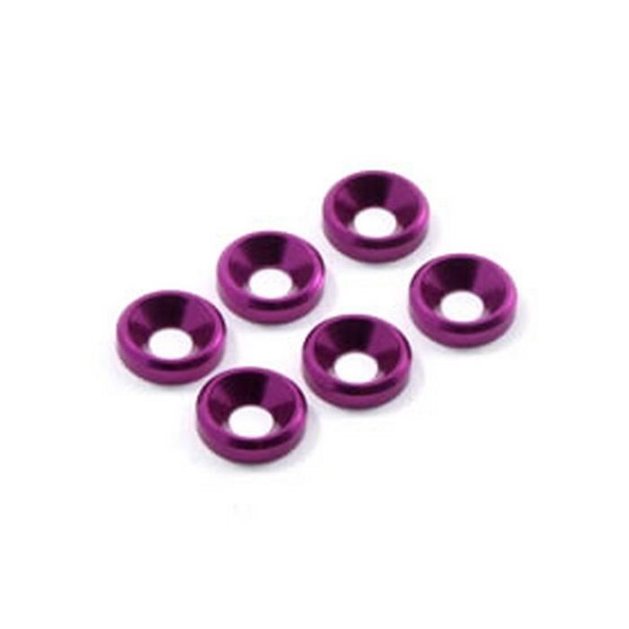 Fastrax M3 Csk Washer Purple (6)