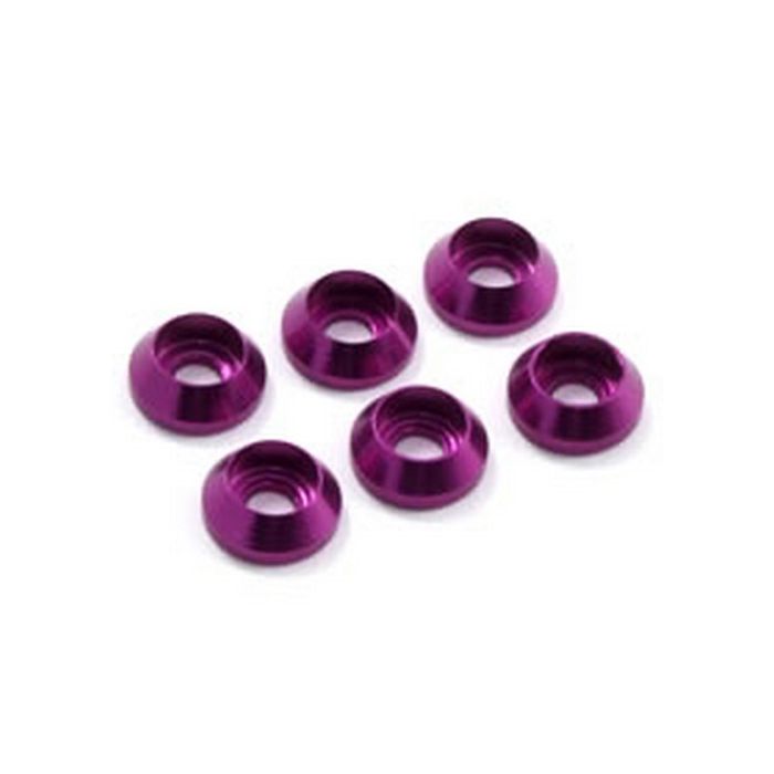 Fastrax M3 Cap Washer Purple (6)
