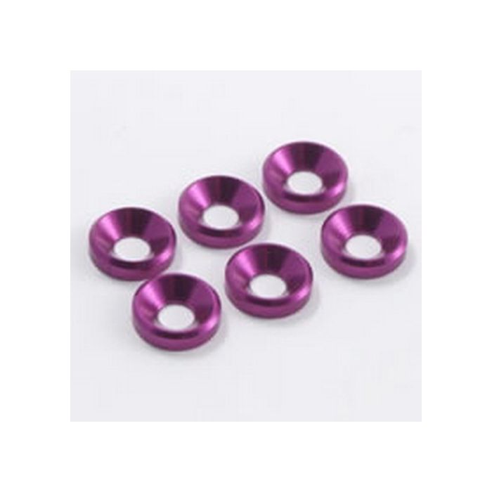 Fastrax M4 Shim Washers (6) Purple