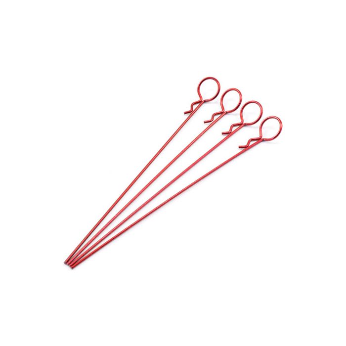 Fastrax Small Metallic Red Long Body Pin 1/10th (4)