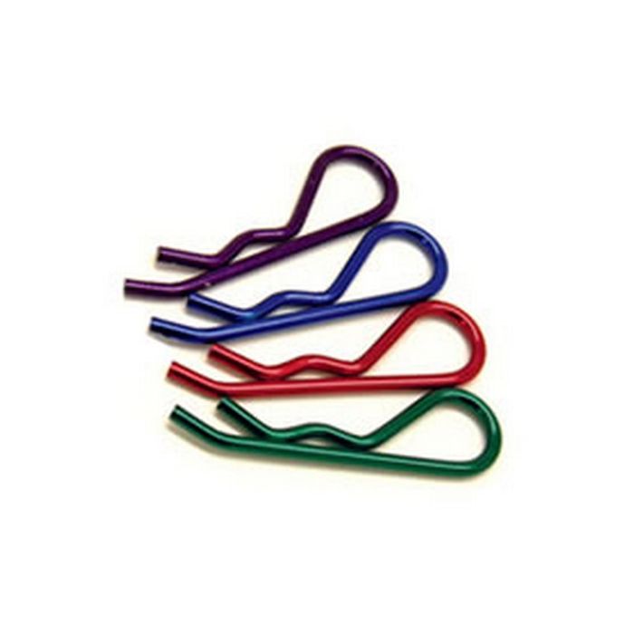 Fastrax 1/8th/1/5th/Transponder Body Clips Metallic Purple (6)