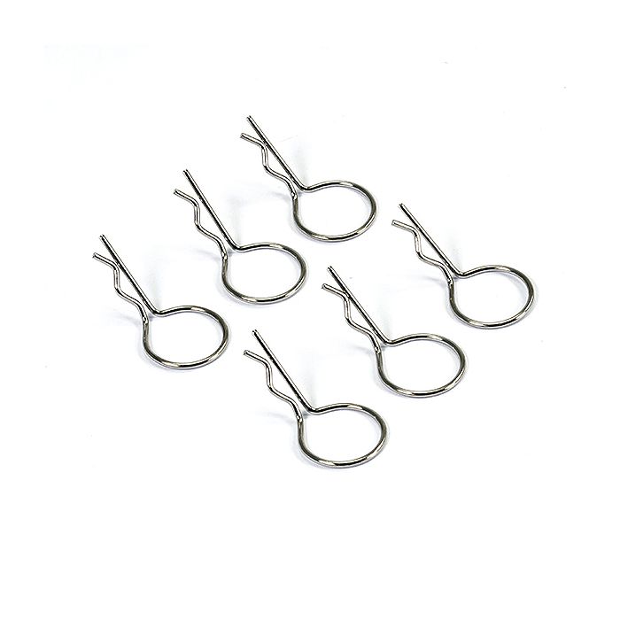 Fastrax Big Large Body Clips Pins (6) for RC Model Car