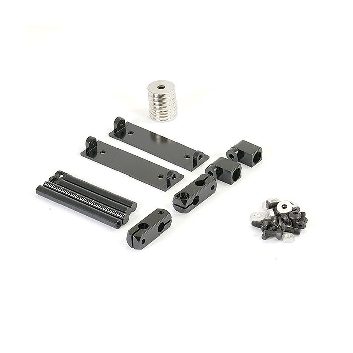 Fastrax RC Scale Model Car Aluminium Magnetic Body Mount Set For Drift Car