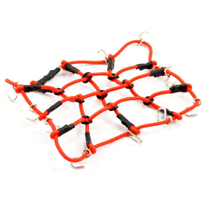 Fastrax RC Scale Model Car Luggage Net W/Hooks 130x110mm (Unstretched)