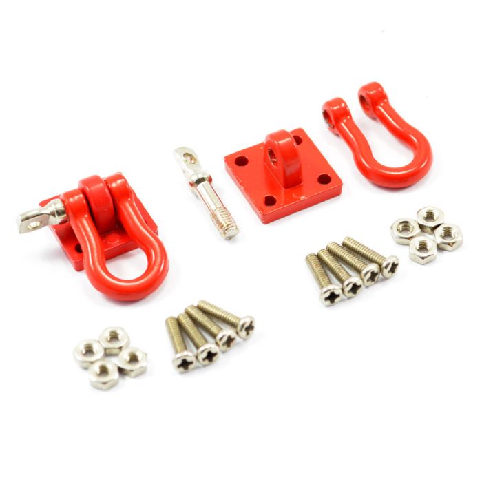 Fastrax RC Scale Model Car Metal Bumper Shackles & Mounting Bracket 2pcs