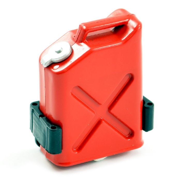 Fastrax RC Scale Model Car Painted Fuel Jerry Can & Mount