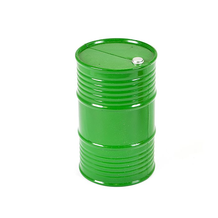 Fastrax RC Scale Model Car Painted Oil Drum - Green