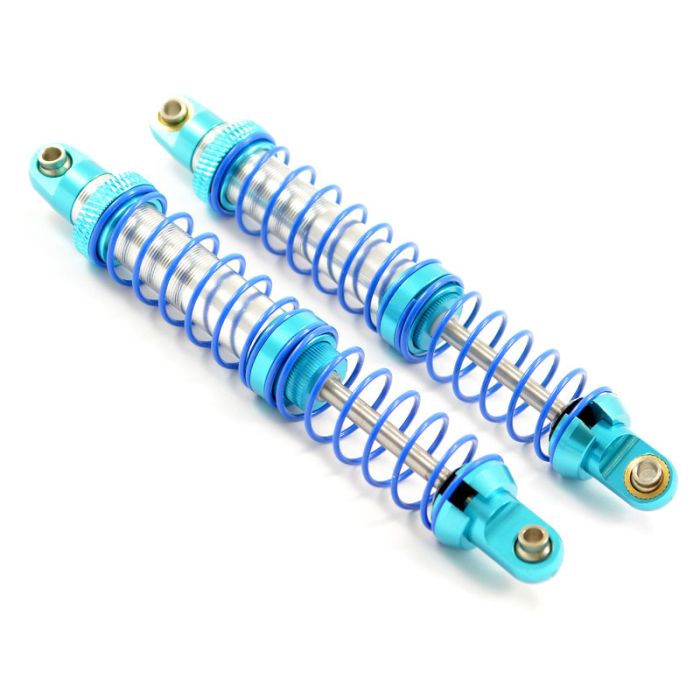 Fastrax RC Scale Model Car Double Spring Alloy Shock Absorbers 90mm