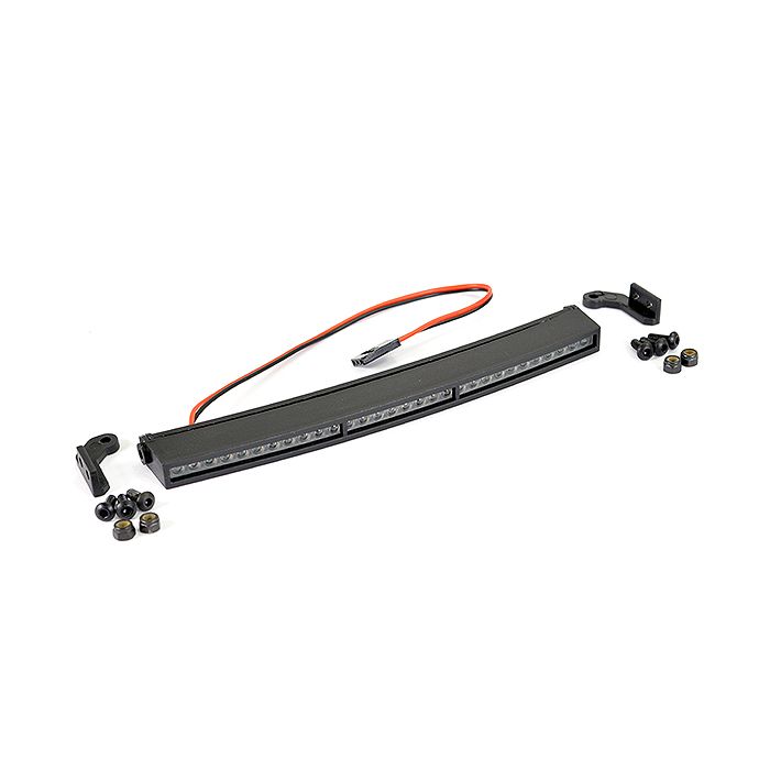 Fastrax RC Scale Model Car Moulded Curved Roof 32 Led Light Bar W/Mounts 145mm