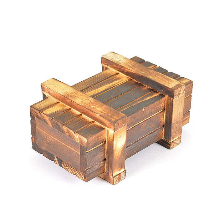 Fastrax RC Scale Model Car Wood Effect Crate (H50x100x70mm)