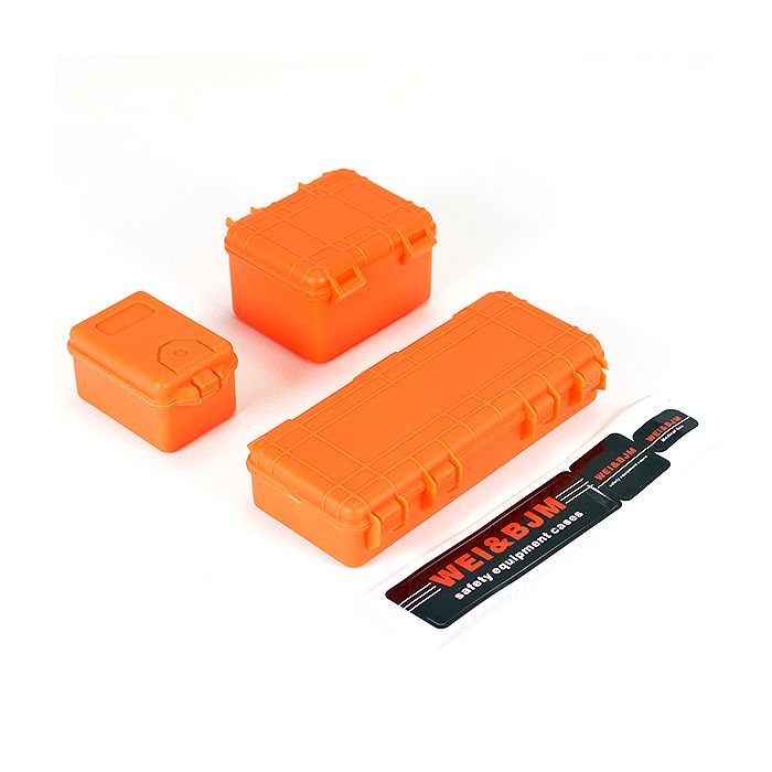 Fastrax RC Scale Model Car Tool Case Set (3pc) (Large Size 100x40x20mm)