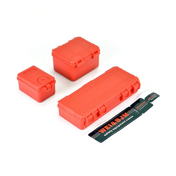 Fastrax RC Scale Model Car Tool Case Set (3pc) (Large Size 100x40x20mm)