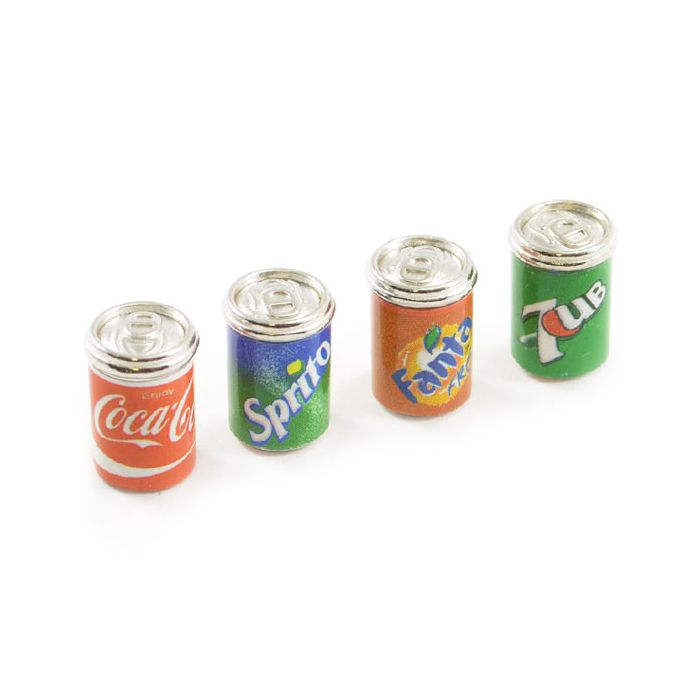 Fastrax RC Scale Model Car Scale Metal Beer/Soft Drink Cans