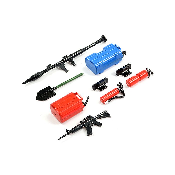 Fastrax RC Scale Model Car Scale 7 Piece Accessory Set