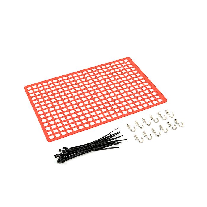 Fastrax RC Scale Model Car Scale Rubber Net 22cm X 14.5cm Red
