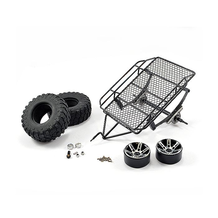 Fastrax RC Scale Model Car Scale Rear Alloy Trailer