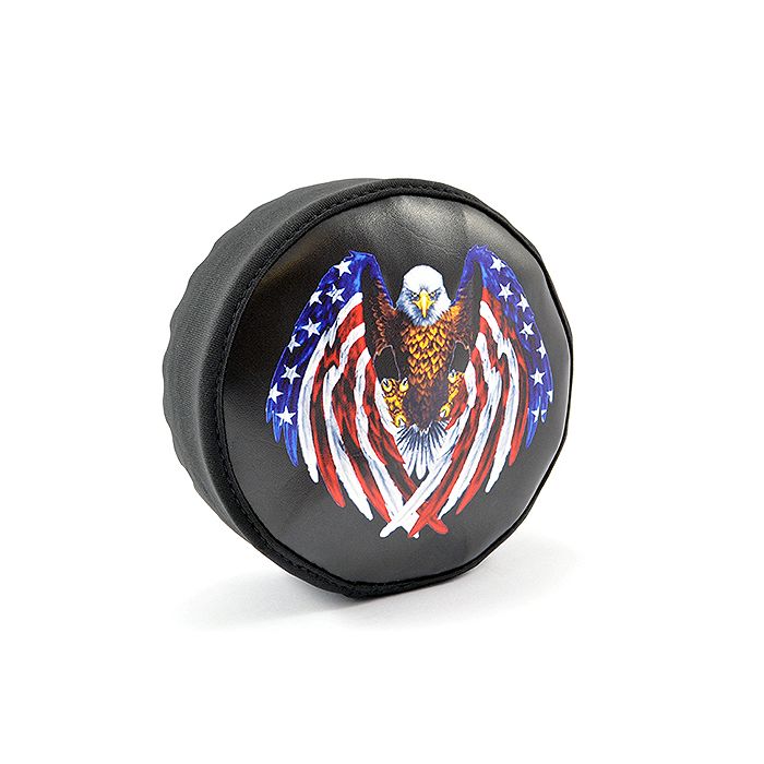 Fastrax RC Scale Model Car Scale Eagle Spare Tyre Cover (Dia 125mm/Trx4)