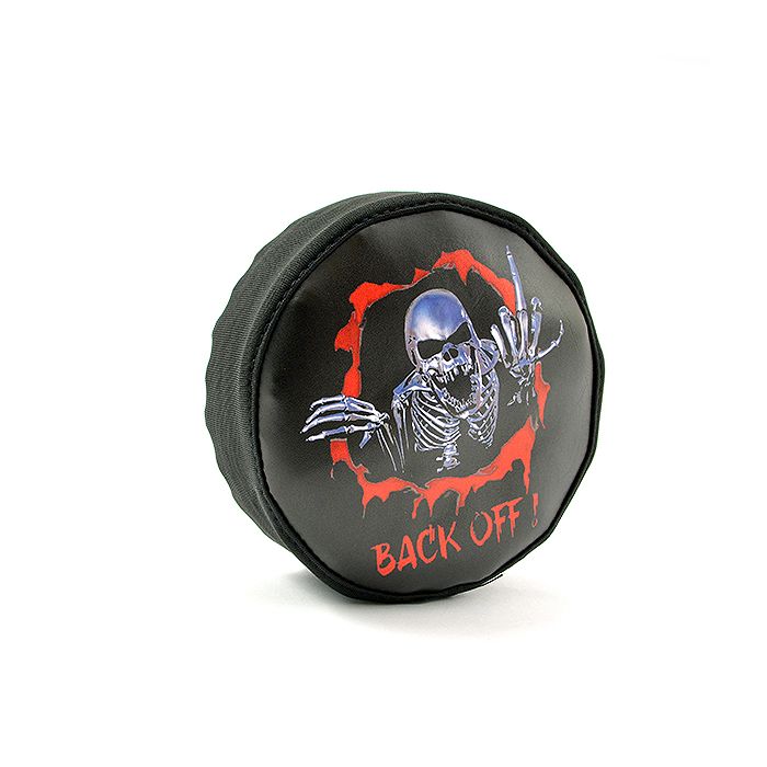Fastrax RC Scale Model Car Scale Skull Spare Tyre Cover (Dia 125mm/Trx4)