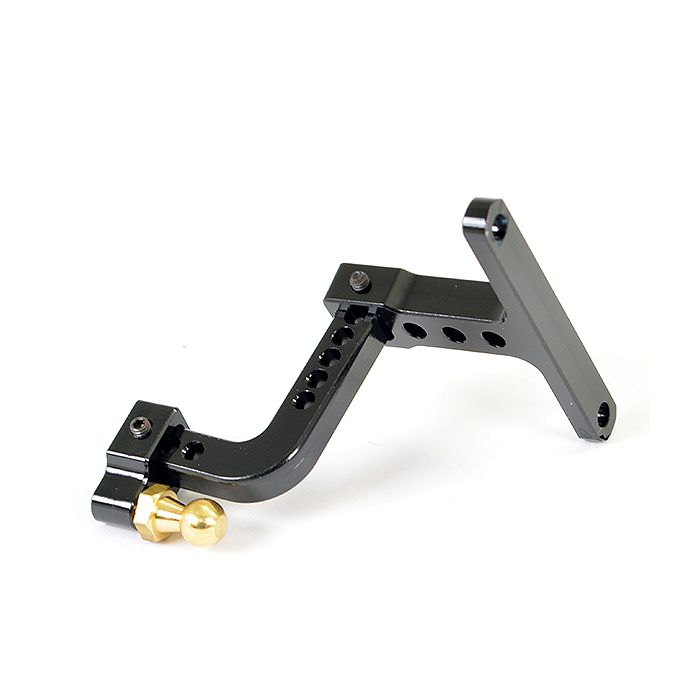 Fastrax RC Scale Model Car Aluminium Trailer Drop Hitch Receiver Towball