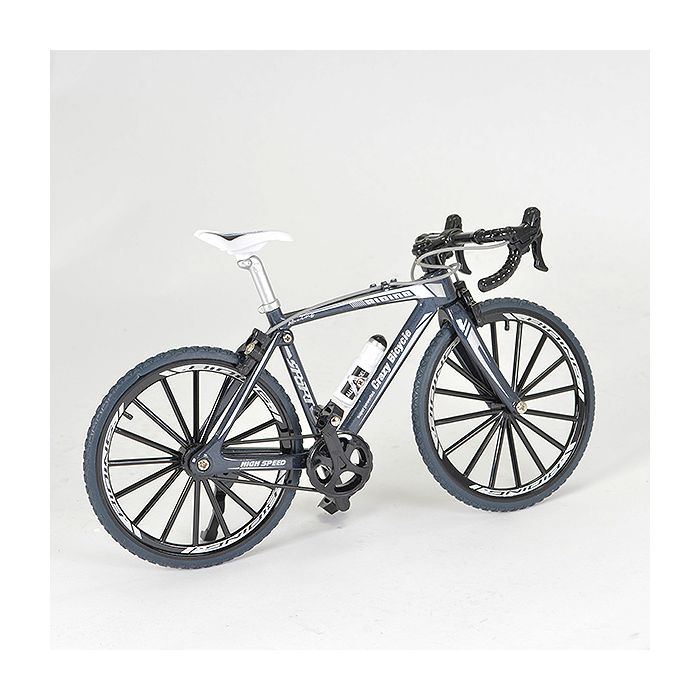 Fastrax RC Scale Model Car Static Road Bike 20x12cm - Black