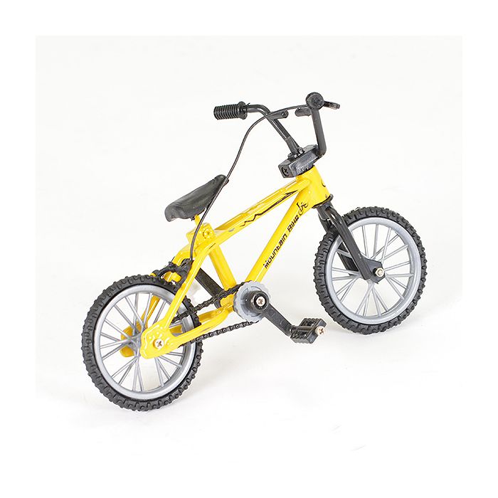 Fastrax RC Scale Model Car Static BMX Bike 11x8cm - Yellow