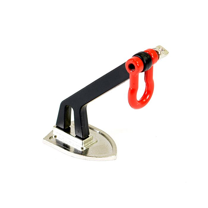 Fastrax RC Scale Model Car Winch Shovel Anchor W/Shackle - Black/Silver