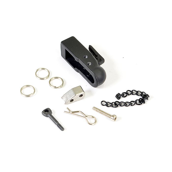 Fastrax RC Scale Model Car Aluminium Trailer Tow Bar Hitch Assembly