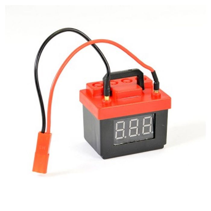 Fastrax RC Scale Model Car Scale Lipo Battery Box Voltage Checker/Alarm 2s/3s